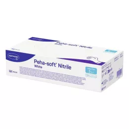 PEHA-SOFT nitrilo balta Unt.Hands.unsteril pf S, 100 vnt