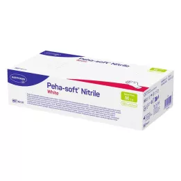 PEHA-SOFT nitrilo baltos Porankinės, nesterilios, M, 100 vnt
