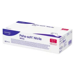 PEHA-SOFT nitrilo balta Unt.Hands.unsteril pf L, 100 vnt