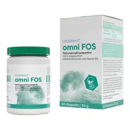 LACTOBACT omni FOS skrandyje neirios kapsulės, 60 vnt