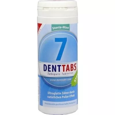 DENTTABS Dantų šepetėlio tabletės stevia-mint, 380 vnt