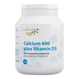 CALCIUM 600 plius D3 tabletės, 60 vnt