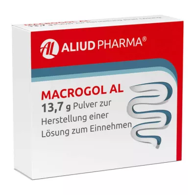 MACROGOL AL 13,7 g miltelių geriamajam tirpalui, 30 vnt