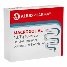 MACROGOL AL 13,7 g miltelių geriamajam tirpalui, 50 vnt