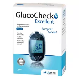 GLUCOCHECK Puikus gliukozės kiekio kraujyje matuoklio rinkinys mmol/l, 1 vnt