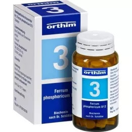 BIOCHEMIE Orthim 3 Ferrum phosphoricum D 12 tablečių, 100 vnt