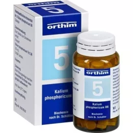 BIOCHEMIE Orthim 5 Kalium phosphoricum D 6 tabletės, 100 vnt