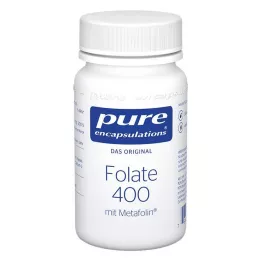 PURE ENCAPSULATIONS Folatas 400 kapsulių, 90 vnt