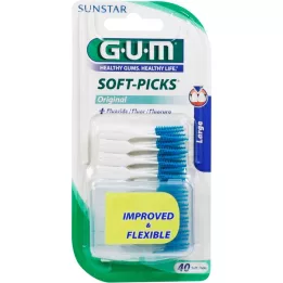 GUM Minkšti kirtikliai dideli, 40 vnt