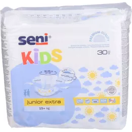 SENI Kids Junior papildomos 16-30 kg šlapimo nelaikymo kelnės, 30 vnt