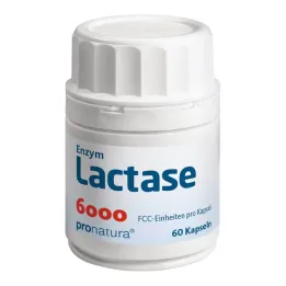 Lactase 6000 FCC kapsulės, 60 vnt