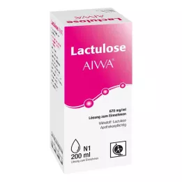 LACTULOSE AIWA 670 mg/ml geriamasis tirpalas, 200 ml