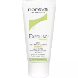 EXFOLIAC tonuotas kreminis šviesus veido atspalvis, 30 ml