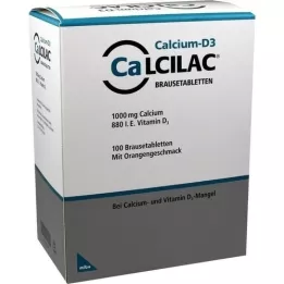CALCILAC Šnypščiosios tabletės, 100 vnt