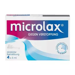 MICROLAX Tiesiosios žarnos tirpalo klizmai, 4X5 ml