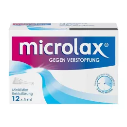 MICROLAX Tiesiosios žarnos tirpalo klizma, 12X5 ml