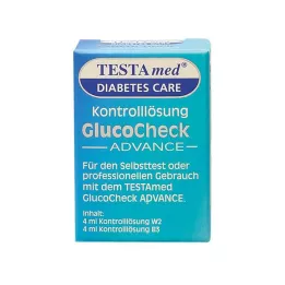 TESTAMED GlucoCheck Advance kontrolinis tirpalas, 4 ml