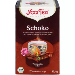 YOGI TEA Šokoladiniai organiniai filtrų maišeliai, 17X2,0 g