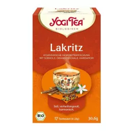 YOGI TEA Ekologiški saldymedžio filtrų maišeliai, 17x1,8 g