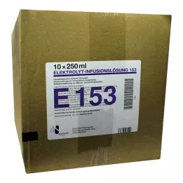 ELEKTROLYT Inf.-Lsg. 153 PE-buteliukas, 10X250 ml