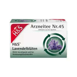 H&amp;S Levandų gėlių filtrų maišeliai, 20X1,0 g