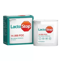 LACTOSTOP 14 000 FCC Tablečių dozatorius, 40 vnt