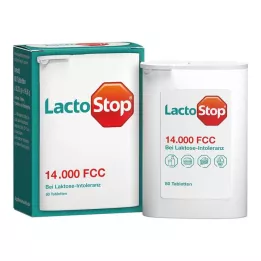 LACTOSTOP 14 000 FCC Tablečių dozatorius, 80 vnt