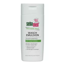 SEBAMED Sausos odos plovimo emulsija be kvapų, 200 ml