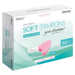 SOFT TAMPONS normalus, 50 vnt