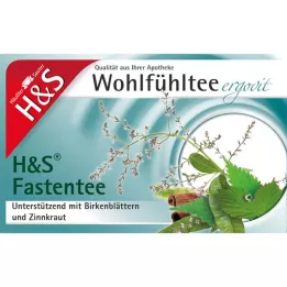 H&amp;S Geros savijautos arbatos pasninko arbatos filtro maišelis, 20X1,5 g
