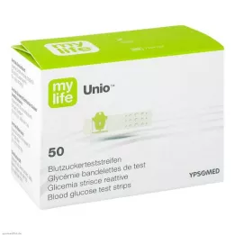 MYLIFE Unio cukraus kiekio kraujyje tyrimo juostelės, 50 vnt