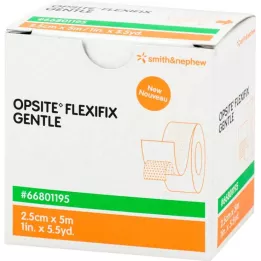 OPSITE Flexifix švelnus 2,5 cmx5 m tvarstis, 1 vnt