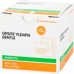 OPSITE Flexifix švelnus 5 cmx5 m tvarstis, 1 vnt