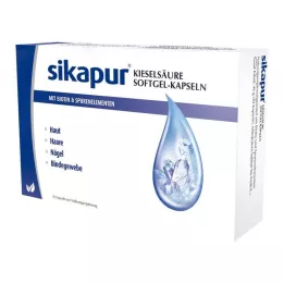 SIKAPUR Silicio minkštosios gelio kapsulės su biotinu, 30 vnt
