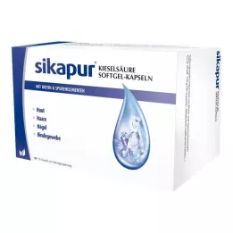 SIKAPUR Silicio minkštosios gelio kapsulės su biotinu, 90 vnt