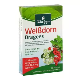 KNEIPP Hawthorn Dragees, 90 vnt