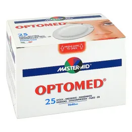 Optomed akių kompresas, lipnus sterilus, 25 vnt
