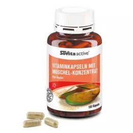 SOVITA ACTIVE Vitaminų kapsulės su midijų koncentratu, 180 vnt