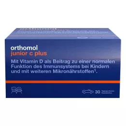 ORTHOMOL Junior C plus kramtomosios tabletės miško vaisiai, 30 vnt