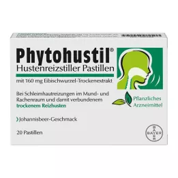 PHYTOHUSTIL Kosulį slopinančios pastilės, 20 vnt