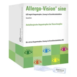 ALLERGO-VISION sine 0,25 mg/ml AT vienos dozės talpyklėje, 50X0,4 ml