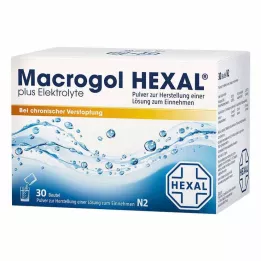 MACROGOL HEXAL plius elektrolitai Plv.z.H.e.L.z.E., 30 vnt