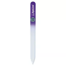 APOLINE Nagų dildės stiklas 14 cm violetinis, 1 vnt