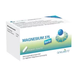 MAGNESIUM 375 forte kapsulės 60 vnt kapsulės, 60 vnt