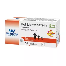 FOL Lichtenstein 5 mg tabletės, 50 vnt