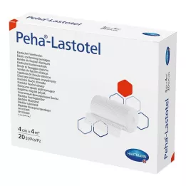 PEHA-LASTOTEL Fiksacinis tvarstis 4 cmx4 m, 20 vnt