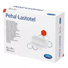 PEHA-LASTOTEL Fiksacinis tvarstis 6 cmx4 m, 20 vnt