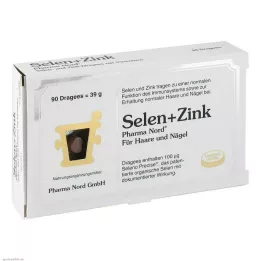 SELEN+ZINK Pharma Nord Dragees, 90 vnt