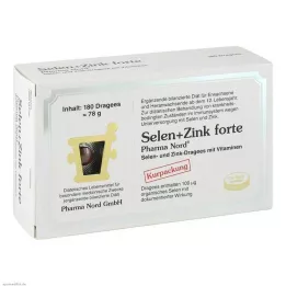 SELEN+ZINK Pharma Nord Dragees, 180 vnt
