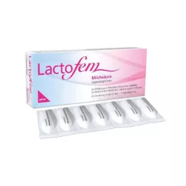 LACTOFEM Pieno rūgšties makšties žvakutės, 7 vnt